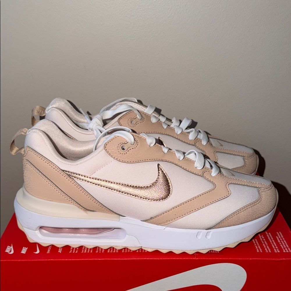 Nike Air Max Dawn White Soft Pink DR2395-600 Women’s Size 11